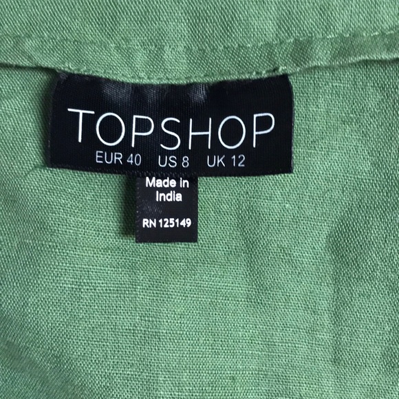 Olive button up dress - Picture 2 of 2